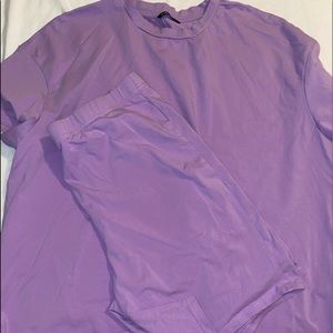 Shein biker short and top set.